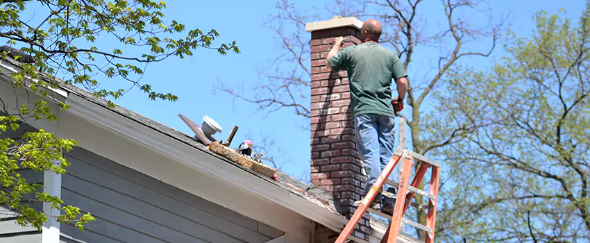 Vinyl and PVC Chimney Flashing Installation in Hammond, IN