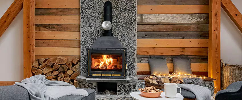 Thelin Hearth Products Direct Vent Gas Stove Fireplace Inspection in Hammond, Indiana